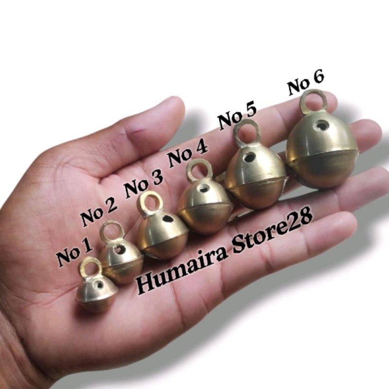 Krincingan Klintingan Gongseng/Barongan/Jaranan/Gedruk/Bantengan Bahan Kuningan Asli