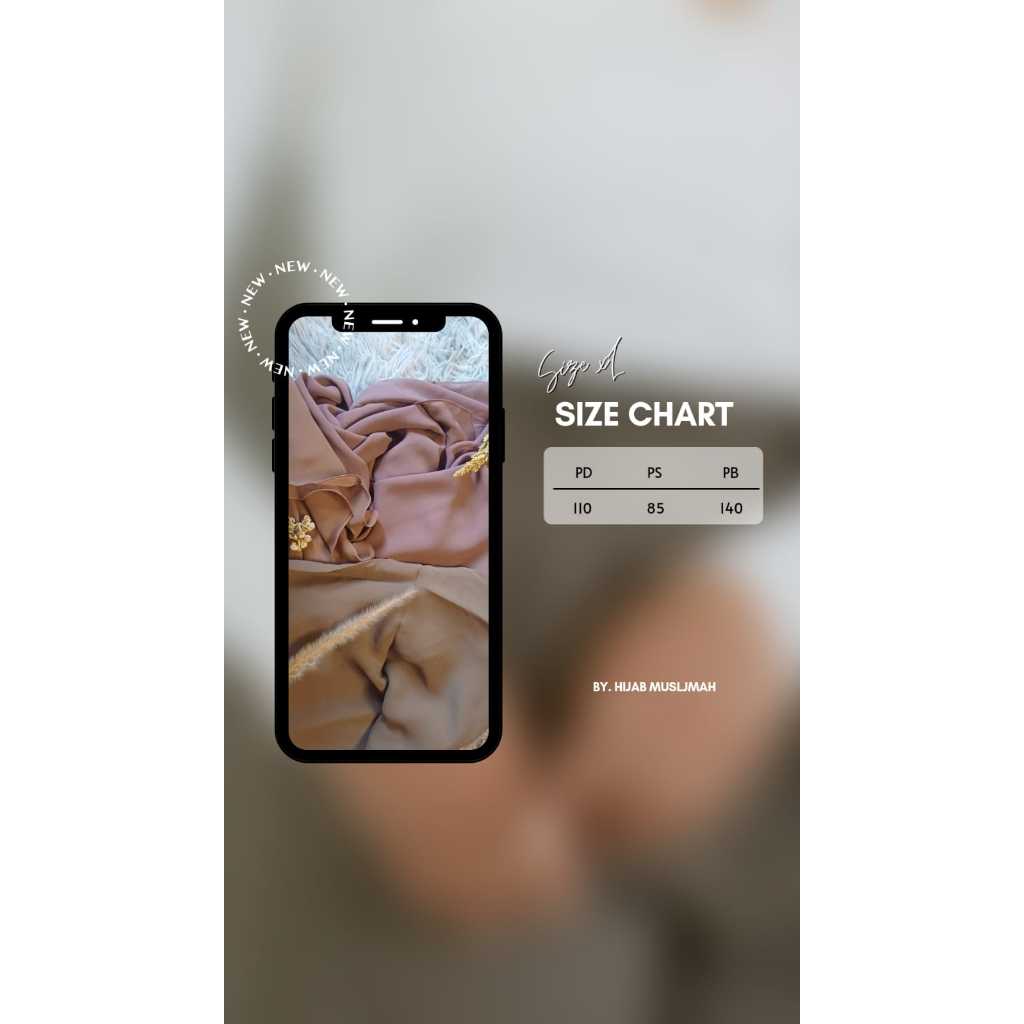 TERPOPULER Hijab Muslimah - Jilbab Bergo Instan V Shape ( Runcing )- Chiffone Arab- XL