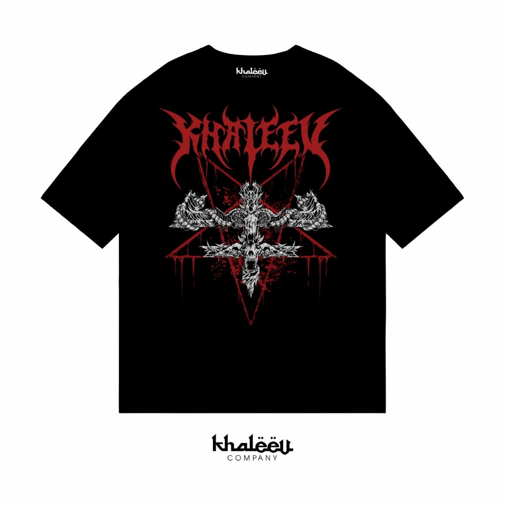 TSHIRT KHALEEV SATAN Kaos Distro Pria Wanita