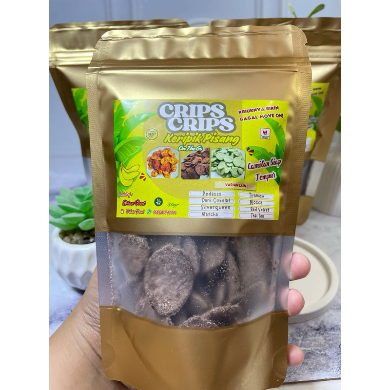 

KERIPIK PISANG MANIS/ DARK COKELAT Matcha Mocca