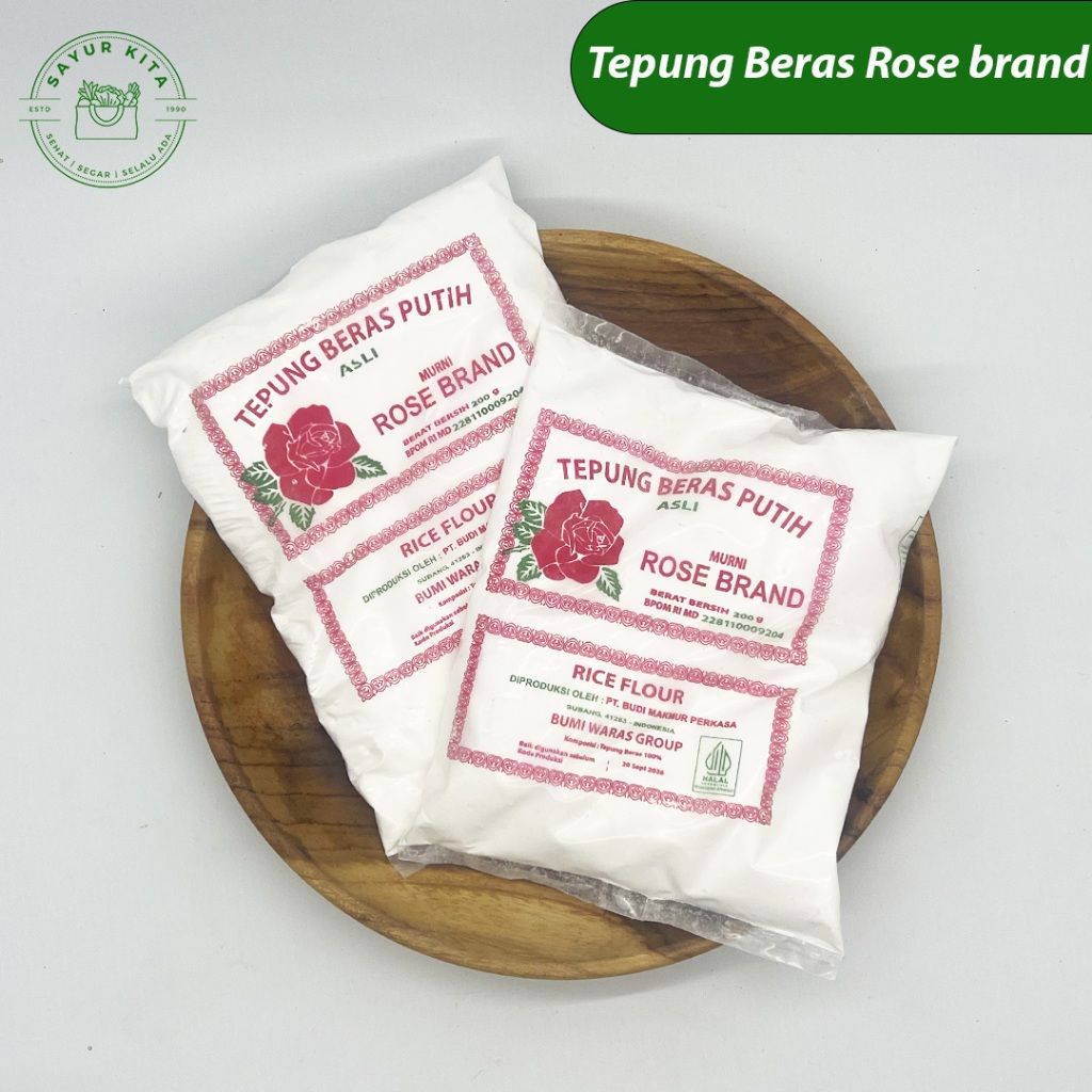 

Tepung Beras Rose Brand 200G | sayurkita_id