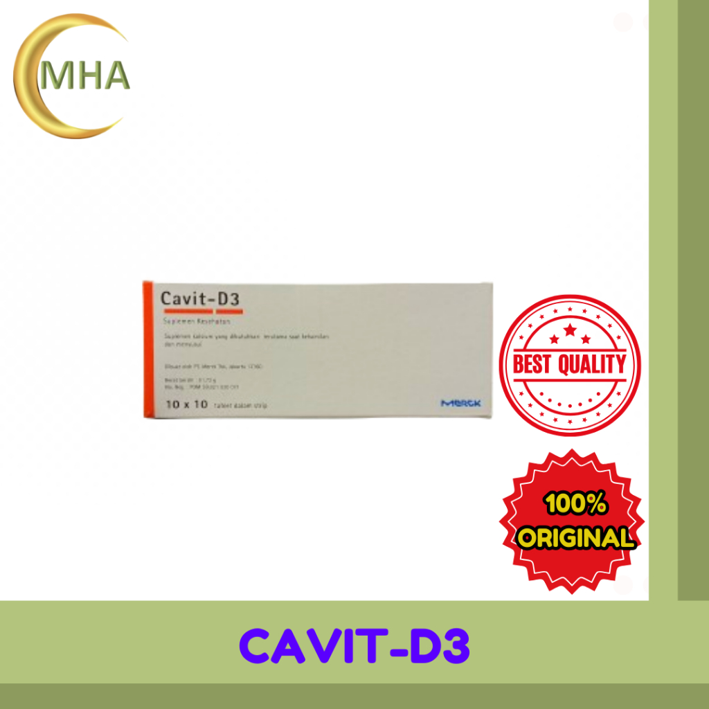 Cavit-D3 Strip isi 10 Tablet Suplemen