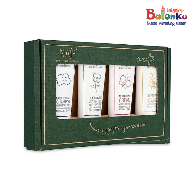 NAIF BABY - Mini Set / Perawatan Kulit Bayi / Skincare Bayi Set GP014