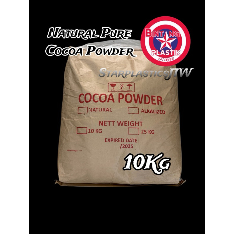 

BEST QUALITY!! 1 BAL 10Kg PROMO! Bubuk Coklat Tawar Murni / COCOA /KUE / Minuman / Drink