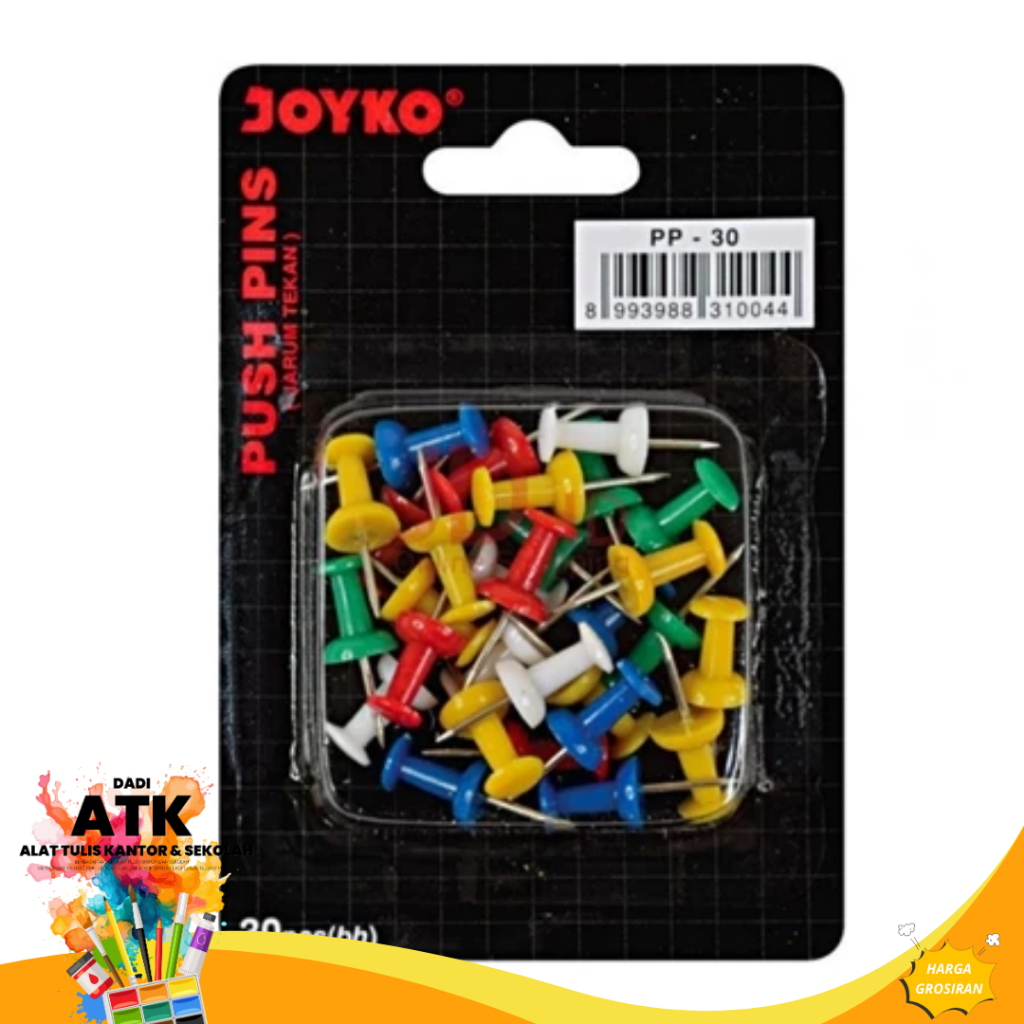 

Paku Mading Warna Joyko PP-30 - jumlah 3 pack