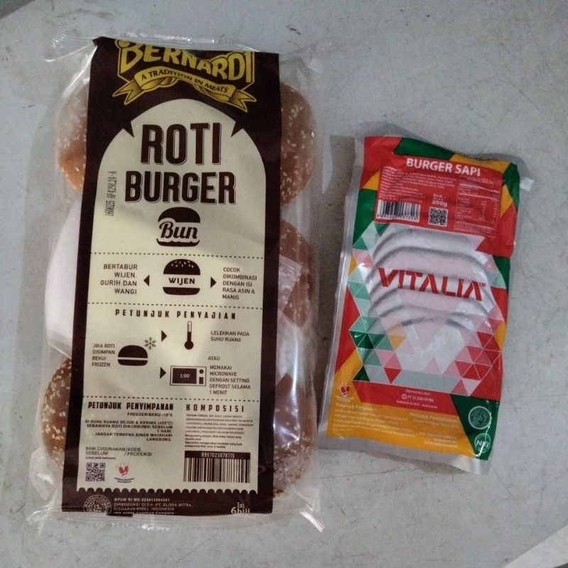 

Paket Burger Vitalia isi 6set