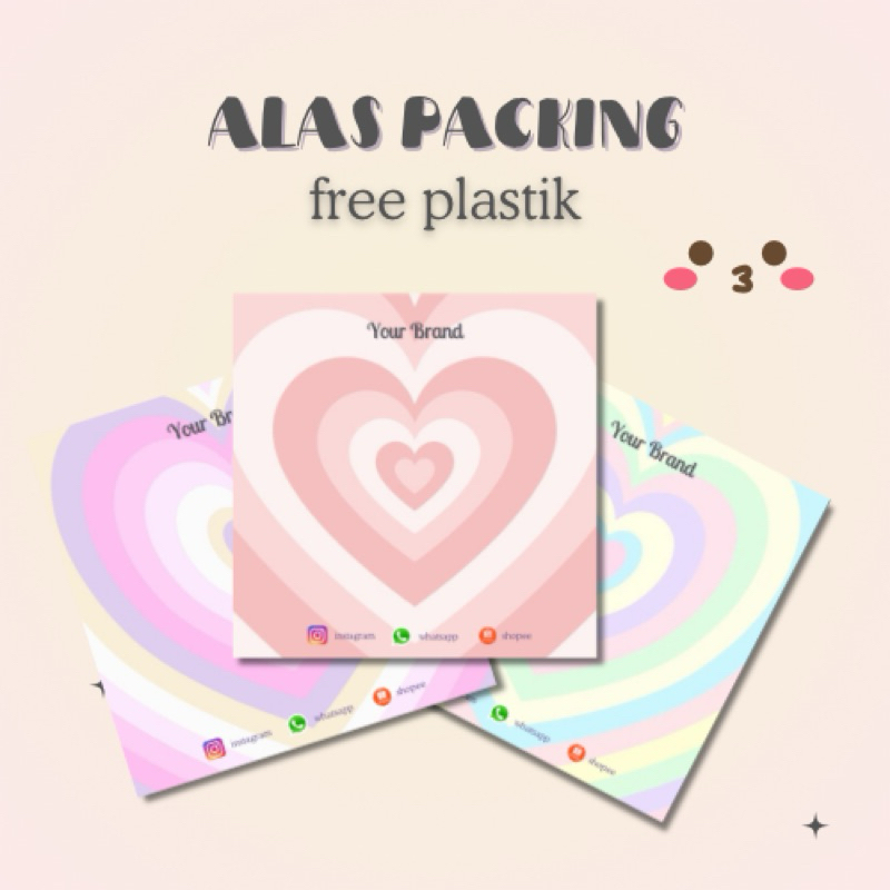 

Alas Packing Aksesoris Free Plastik Berbagai Ukuran