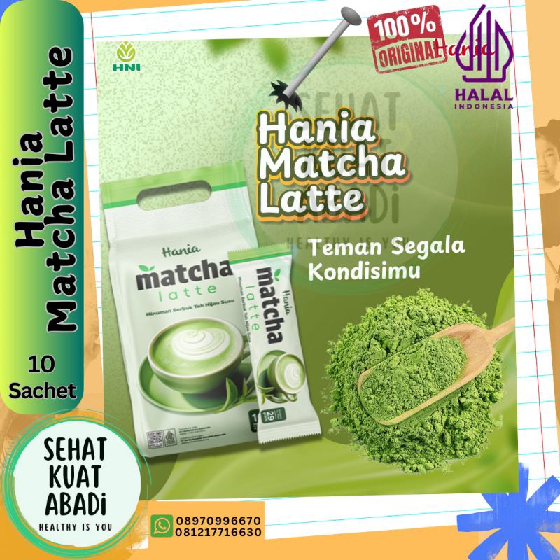 

HANIA MATCHA LATTE HNI HPAI TEMAN SEGALA KONDISIMU