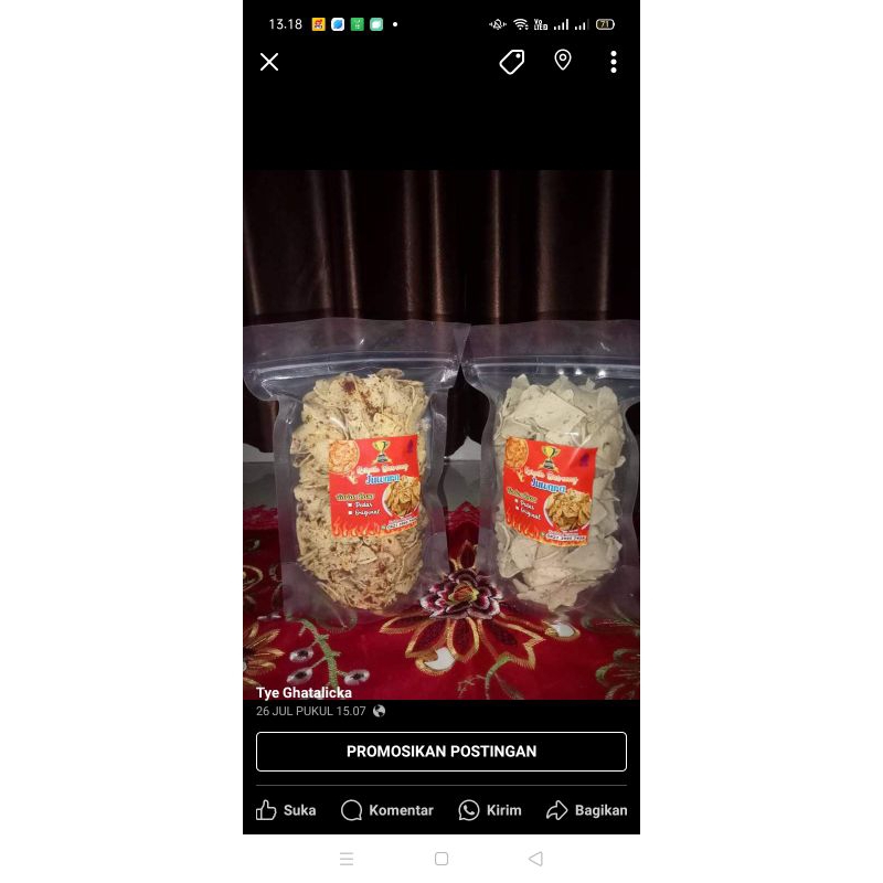 

Keripik Basreng Aroma Daun Jeruk (250gr)