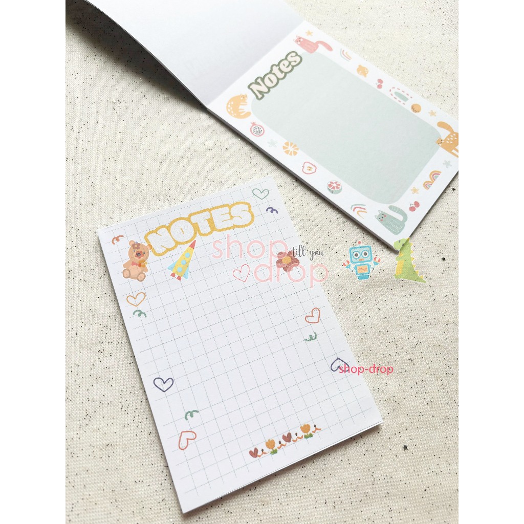 

Memo Pad A6 - Notes Pad - Lembar Catatan - Notes Lucu Karakter