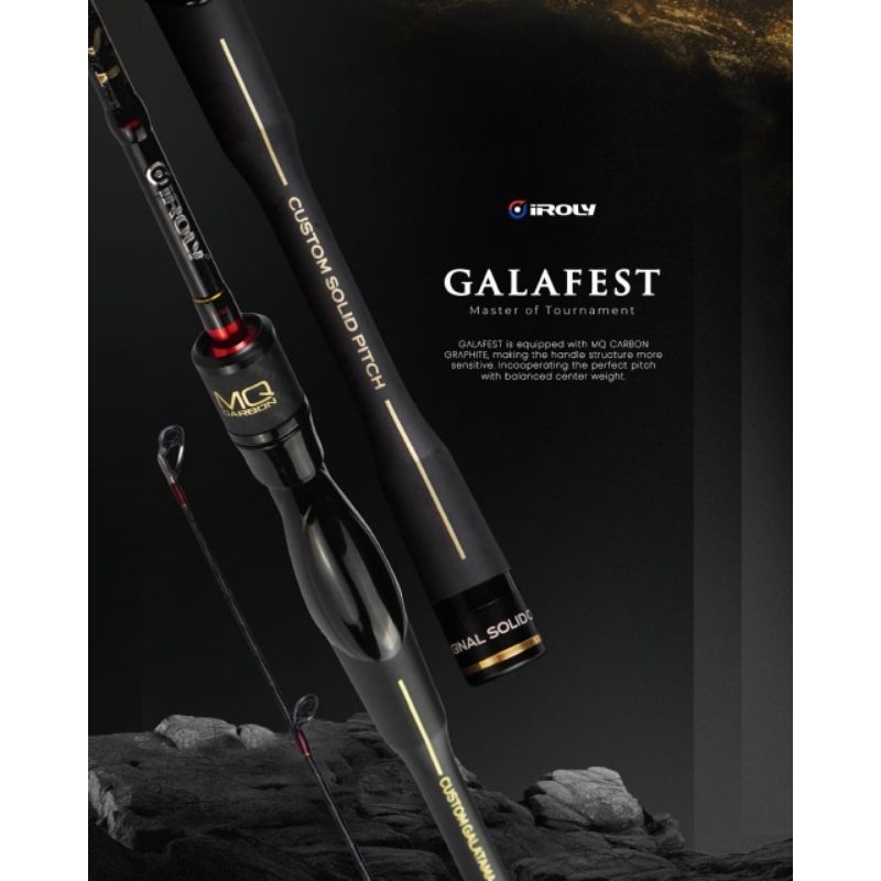 Joran Pancing Iroly Galafest 180 Solid Carbon Full fuji / Joran Spinning Galafest iroly