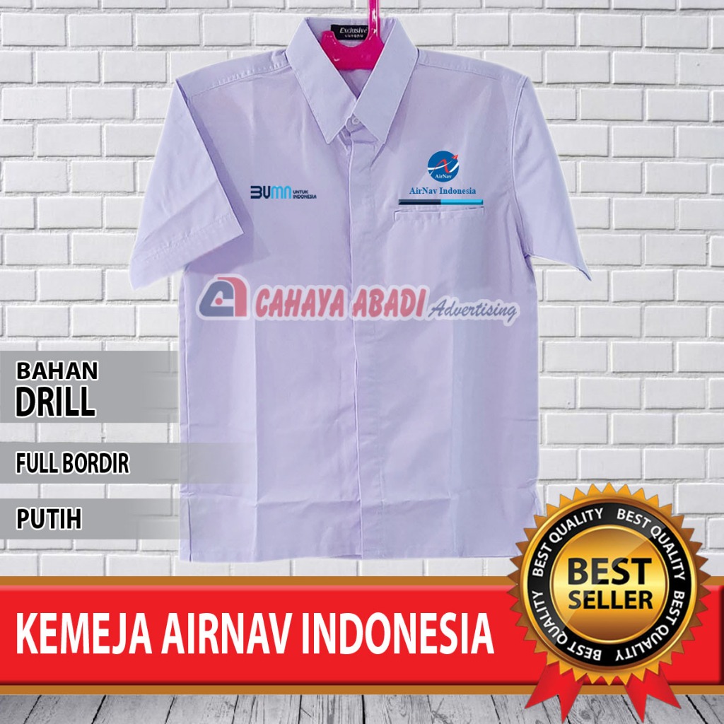 Kemeja BUMN Airnav Indonesia Seragam BUMN Airnav Indonesia Baju BUMN Airnav Indonesia