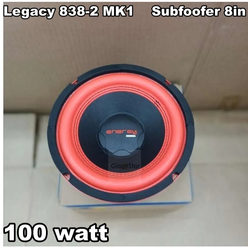 SPEAKER SUBWOOFER LEGACY 8inch 8in DOUBLE COIL LG 838-2 MK1 LG 838 2 SUBWOOFER 8 Inch