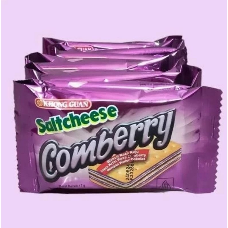 

Khong Guan Saltcheese Comberry isi 10 Pcs