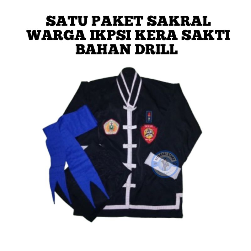 SAKRAL WARGA IKSPI SATU PAKET / UNIONE DRILL/ BET BORDIR/ SABUK DRILL UNIONE