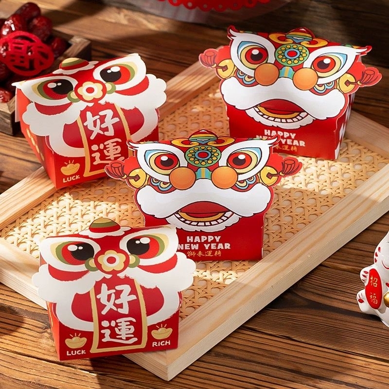 

(5PCS) Kotak Imlek Kotak sincia kotak kue cny kotak imlek kotak cny terbaru 2025