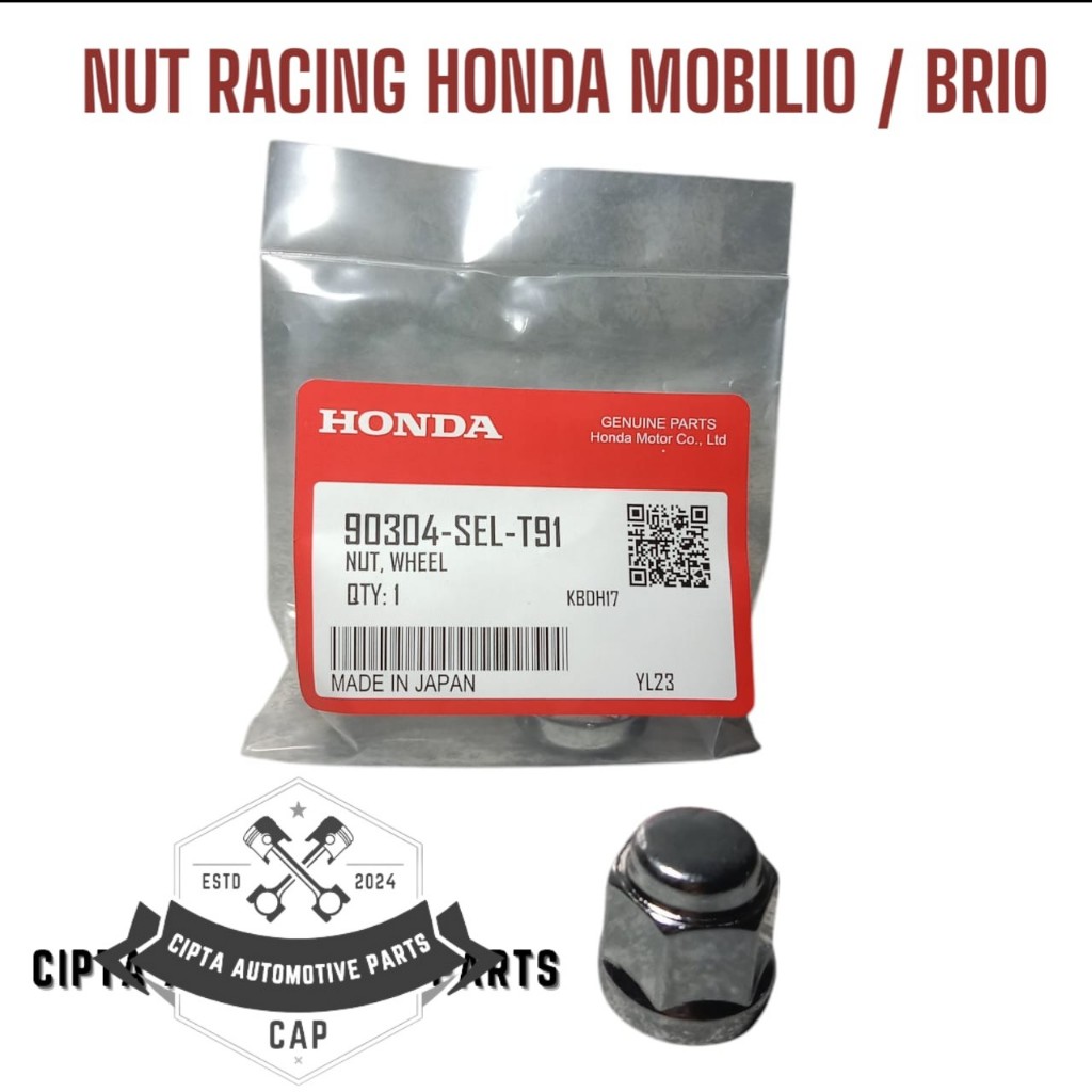 MUR RODA RACING MOBILIO - NUT RACING MOBILIO BRIO JAZZ CITY CIVIC - KUNCI 19