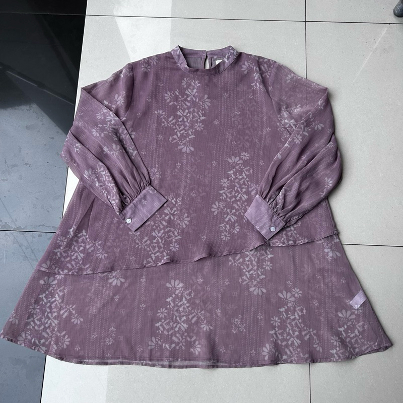 Preloved Benang Jarum x Khanaan Khanum Pink Shirt