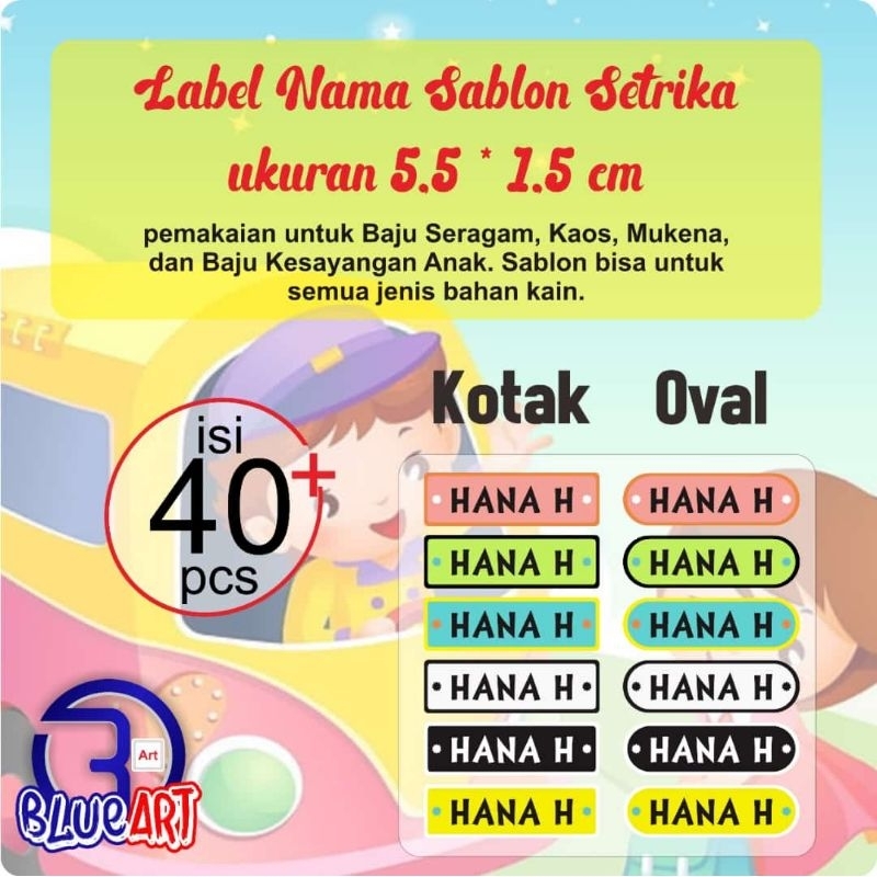 

Stiker Sablon Baju Setrika iso 40++