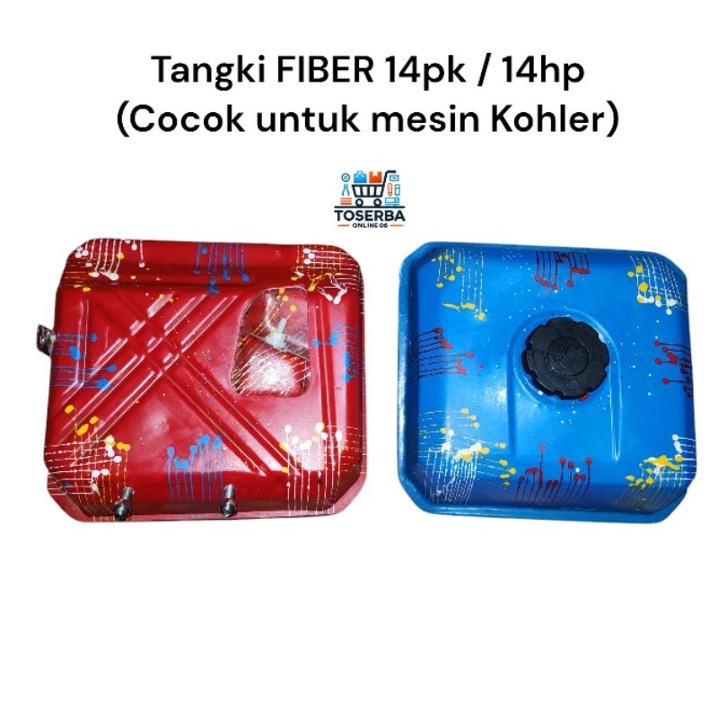 Tangki fiber Cocok untuk mesin Kohler 14pk / 14hp