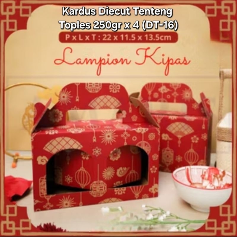 

5pcs Kardus DieCut Tenteng Toples 800ml x 2 (DT-16) CNY IMLEK