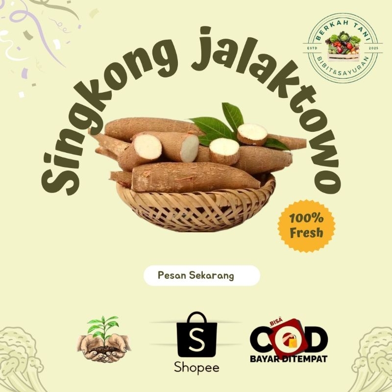 

BERKAH_TANI Singkong Jalaktowo 1kg