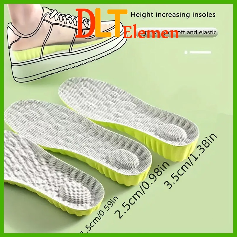 3.5CM Insole Peninggi Badan / Sol Sepatu Penambah Tinggi