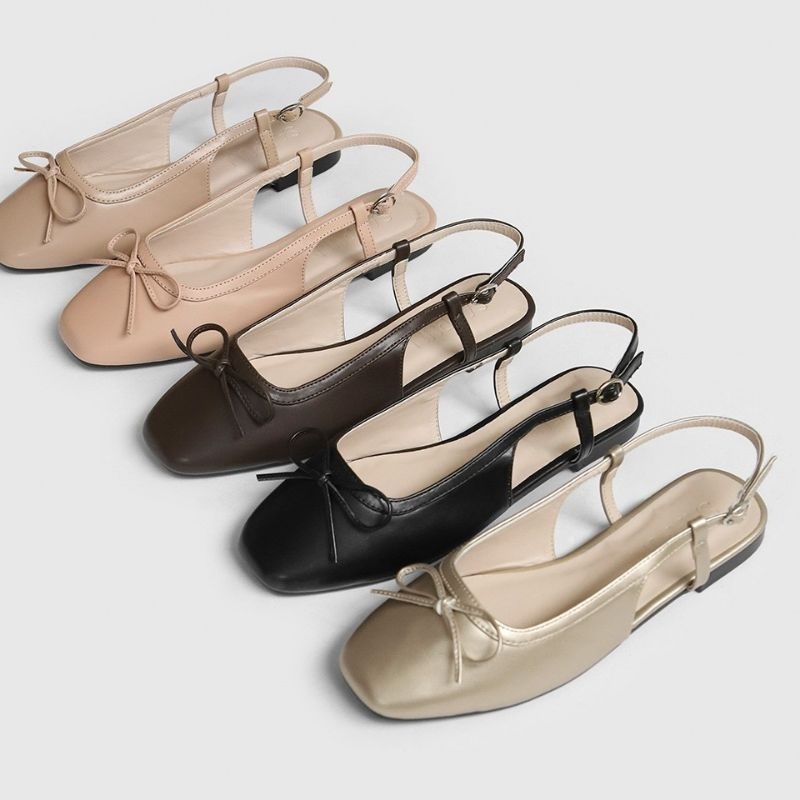 SAPPUN Loerin Ribbon Flat Shoes