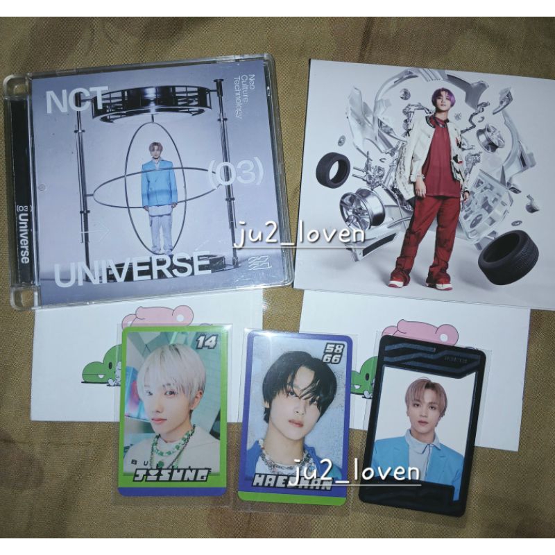 Digipack Haechan 2 Baddies & Jewel Universe Haechan + 3 Photocard ( Jisung, 2 Haechan)