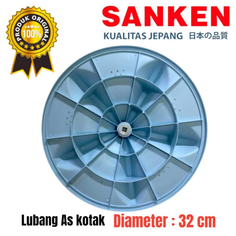 PULSATOR MESIN CUCI SANKEN 2 TABUNG PULSATOR SANKEN AS KOTAK