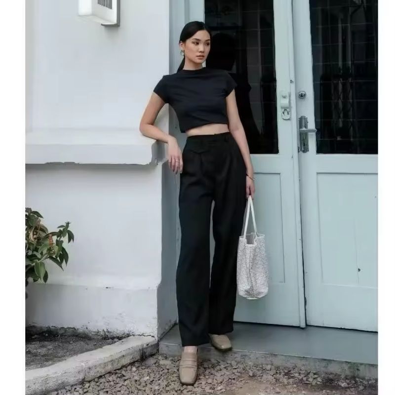 Oro Pants Knit Highwaist