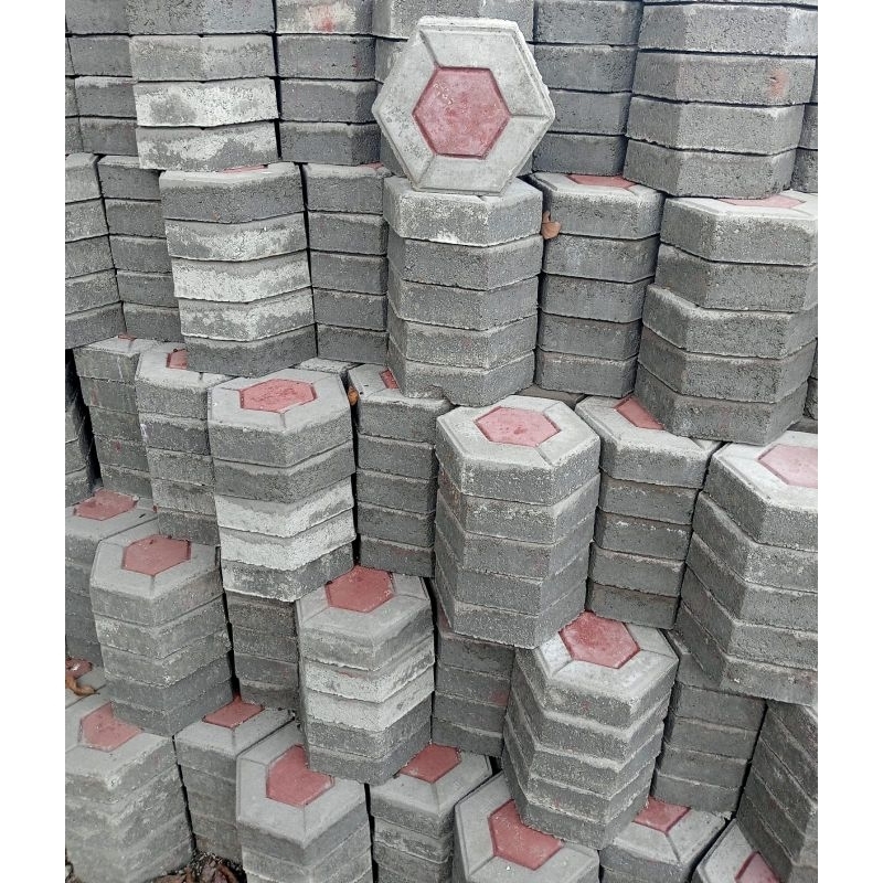 Paving Block Segi Enammerah