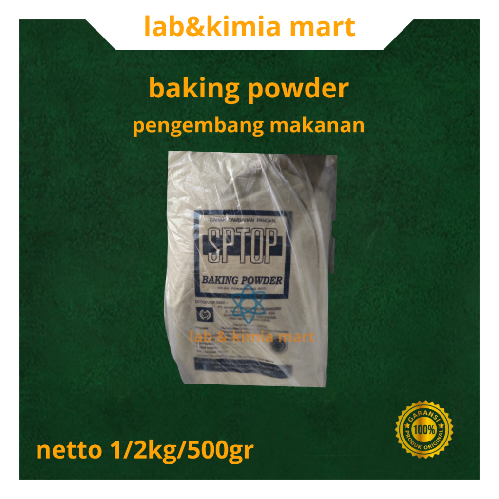 

BAKING POWDER / PENGEMBANG KUE / BAHAN PENGEMBANG 1/2 KG / 500GR
