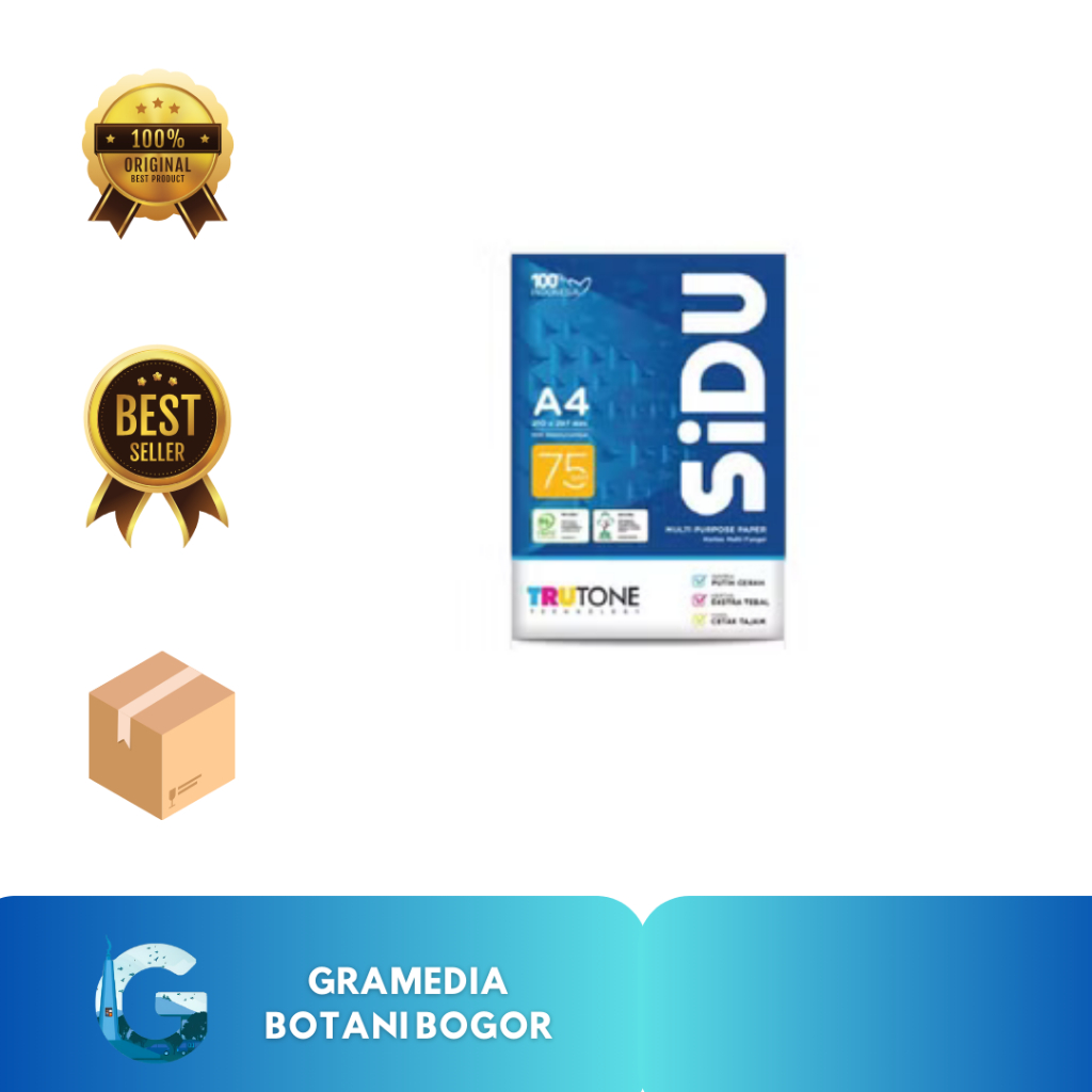

GRAMEDIA BOGOR - KERTAS HVS SIDU FC 75 GRAM UKURAN A4