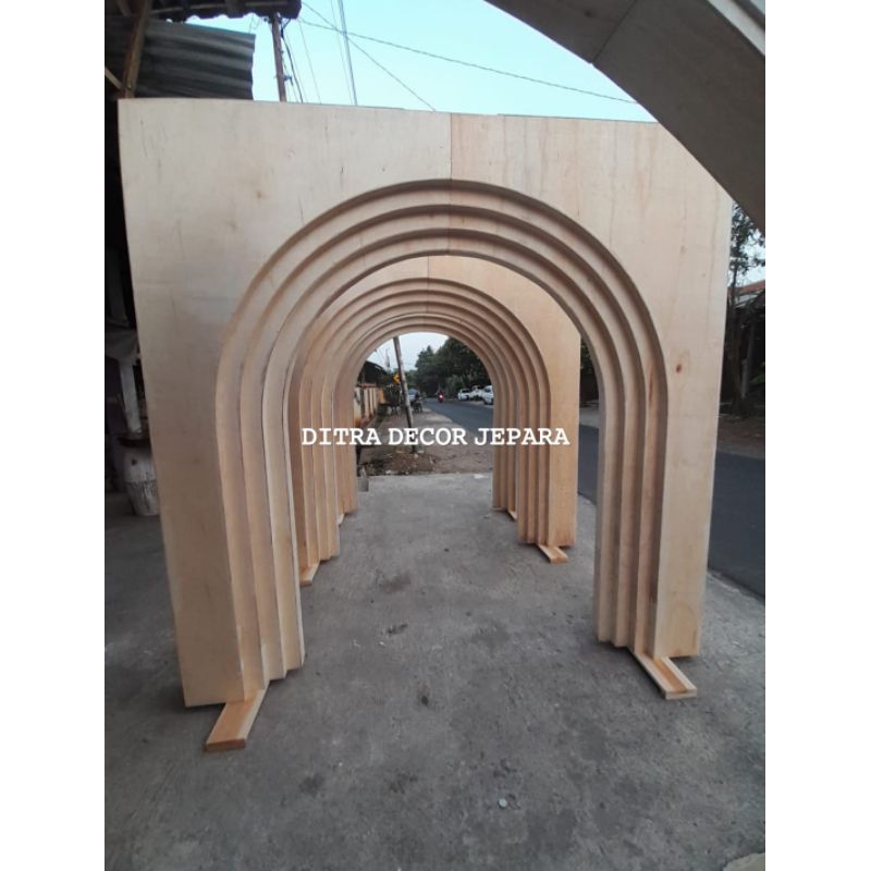 Pintu masuk pelaminan / Pintu masuk wedding / Pintu masuk Dekorasi / Pergola pintu masuk / Pintu mas