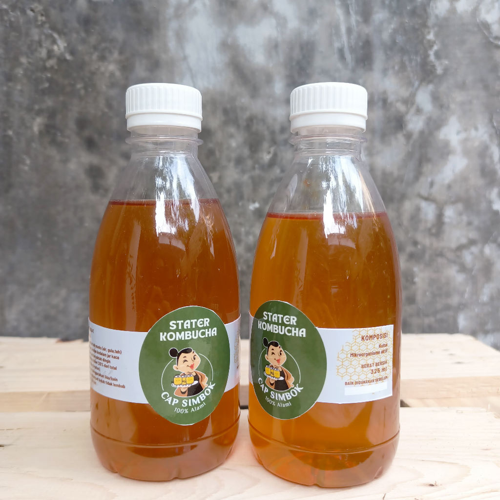 

starter kombucha 325ml (bahan untuk membuat teh kombucha)