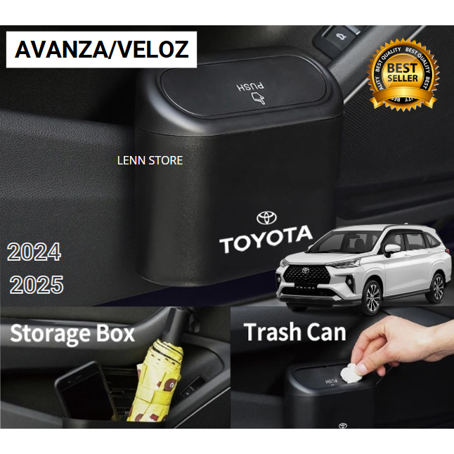 Tempat Sampah Organizer Interior Mobil TOYOTA VELOZ/AVANZA 2022 2023 2024 2025