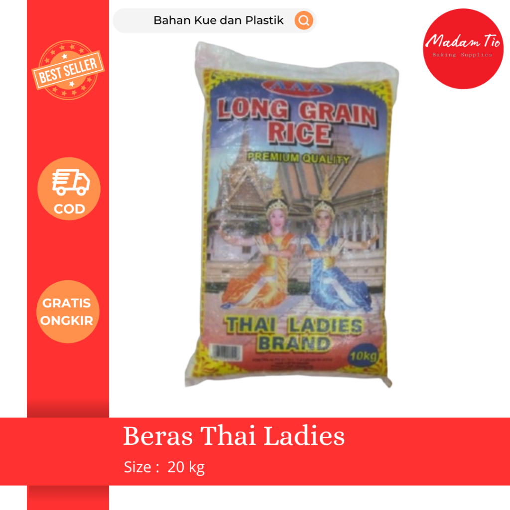 

Beras Thai Ladies Brand 20kg 1pcs