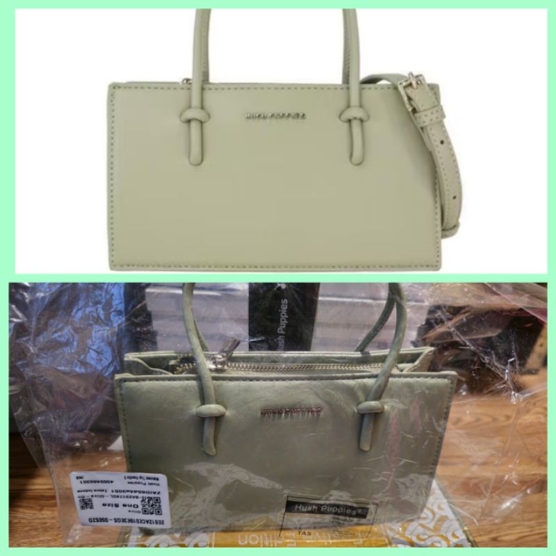 Hush Puppies Mahreen Top Handle Size S Olive