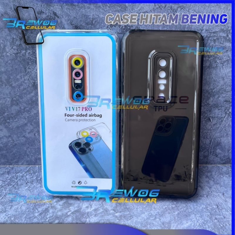 Softcase Space Transparan Vivo V17 Pro Silikon 2.1MM+Protec Camera case mewah