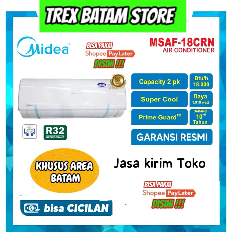 AC MIDEA 2 PK MSAF 18CRN [ BATAM ]