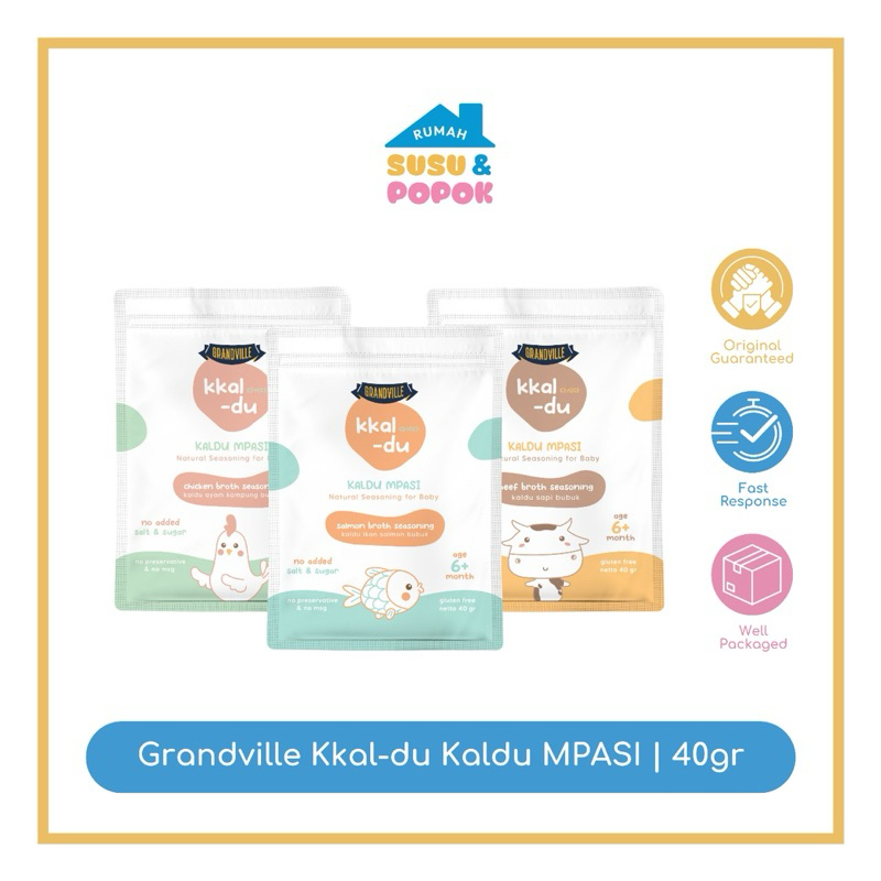 

[SALE EXP: 10/25] Grandville Kkal-du Kaldu MPASI 40gr