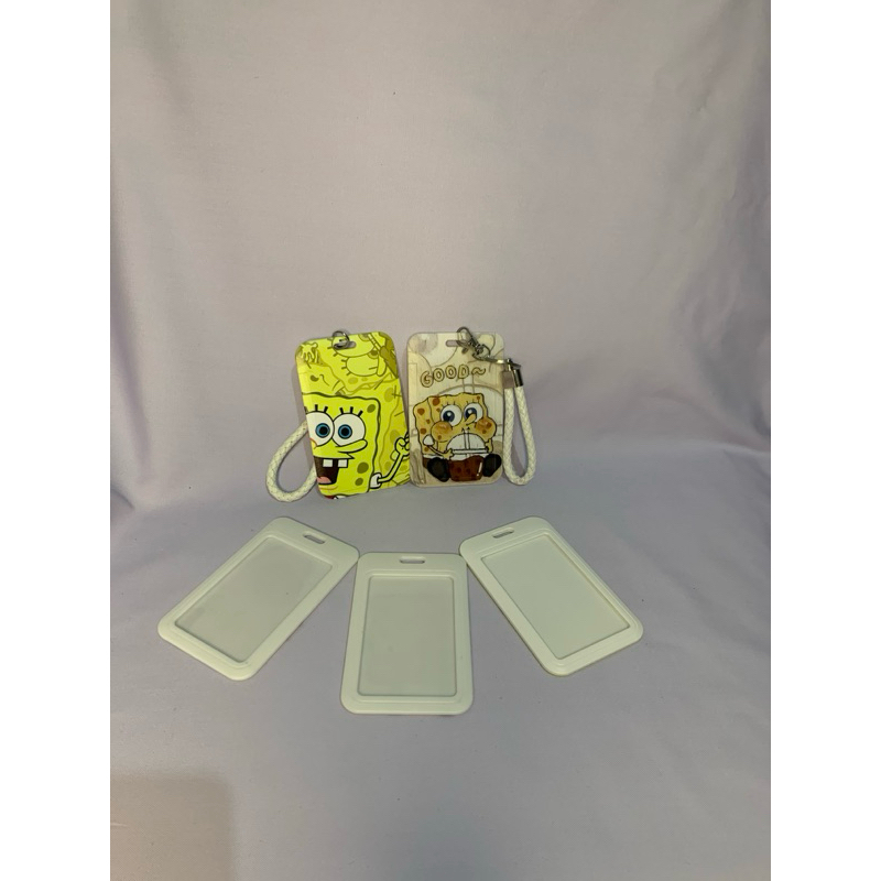 

id card holder spongebob dengan pengait