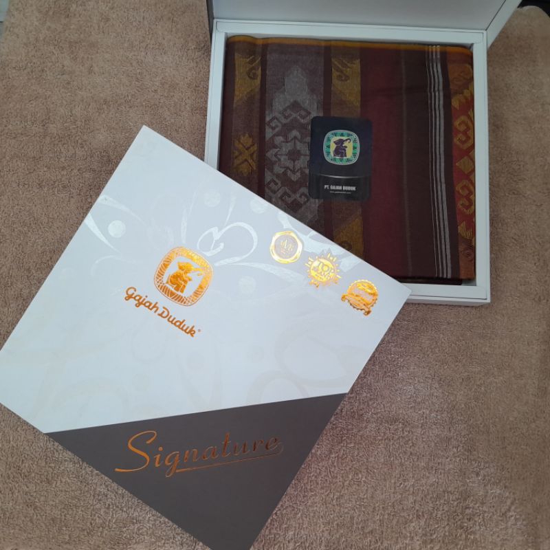 Sarung Gajah Duduk Signature/Sarung sholat premium