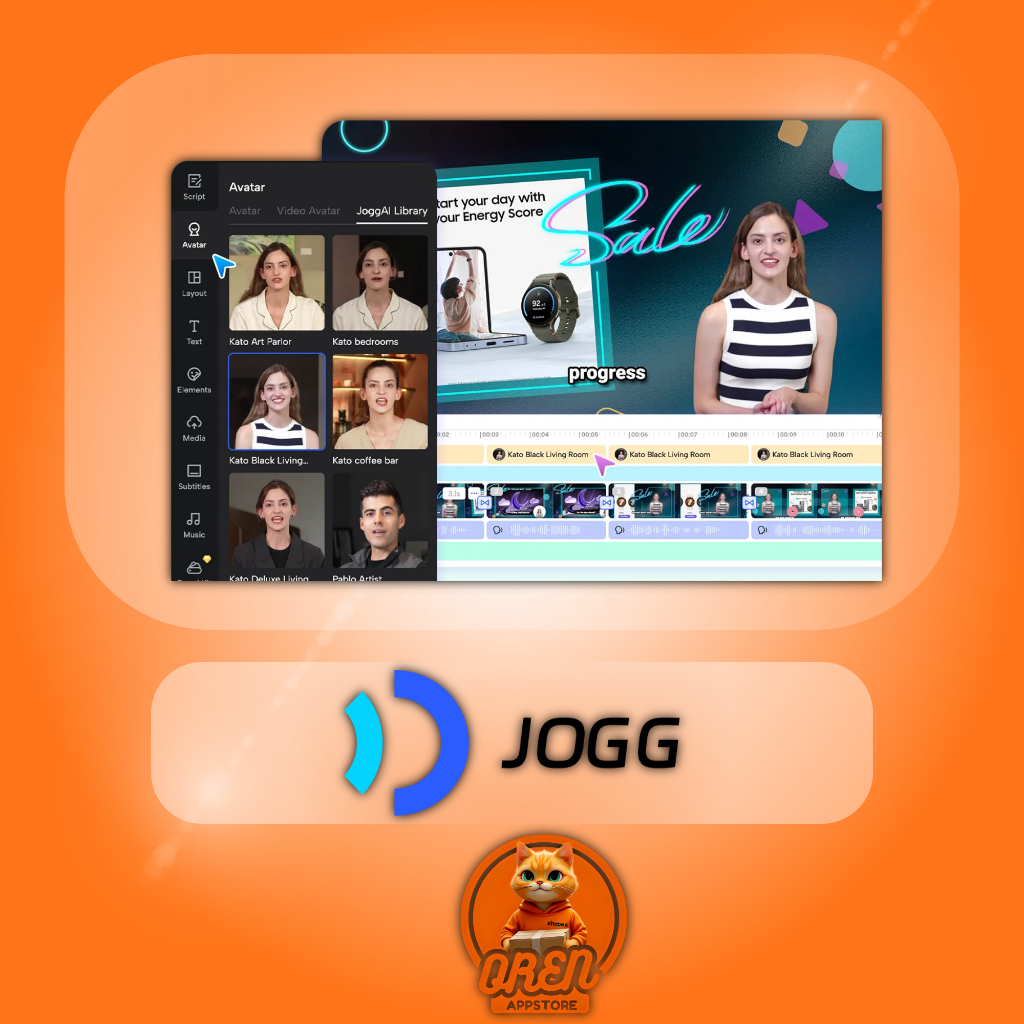 Jogg Ai | Elevenlabs + Heygen | Private Team Plan | Avatar | Affiliasi | Iklan