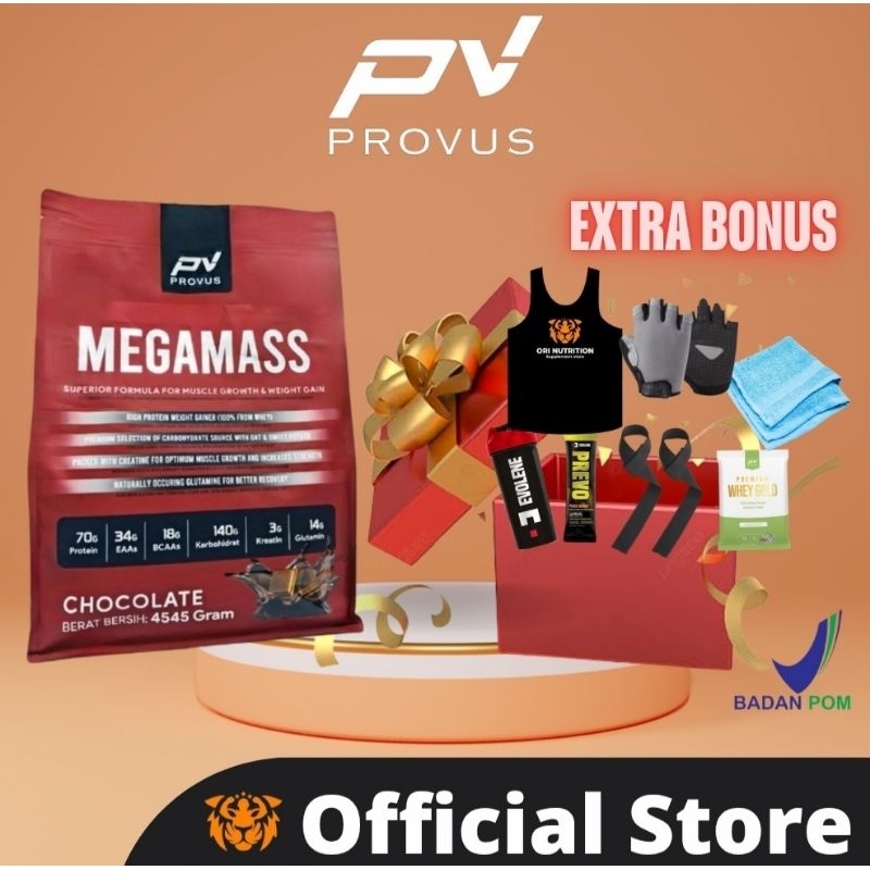 PROVUS Megamass 10lb Mega Mass Gainer 10lbs