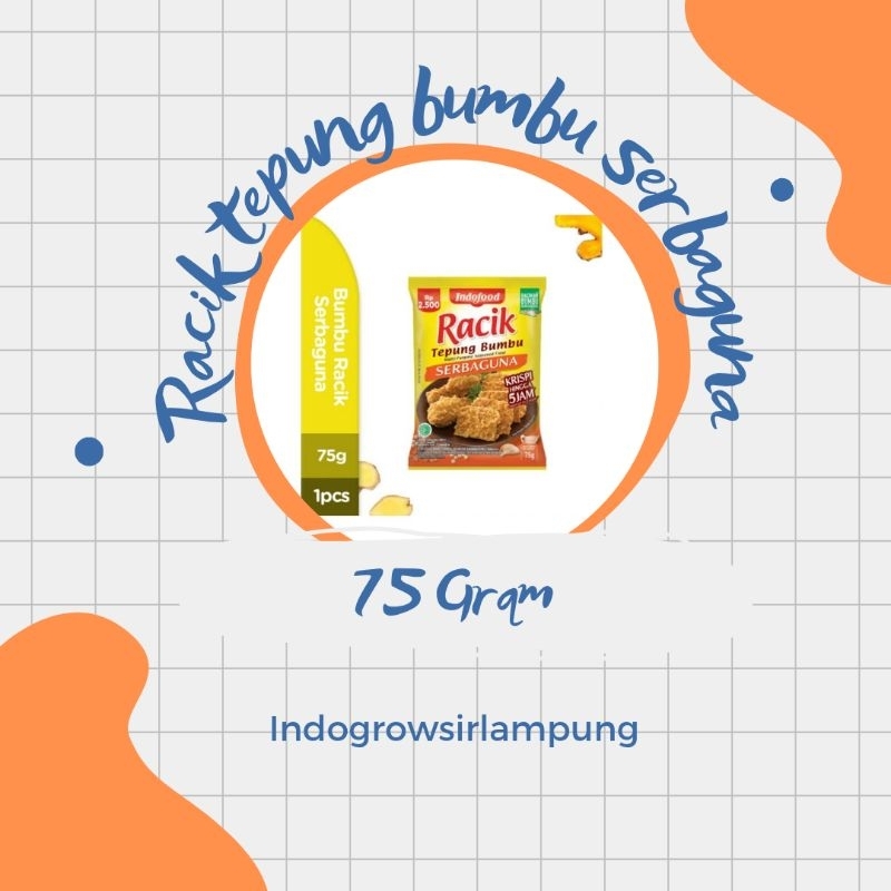 

Racik tepung bumbu serbaguna 75g