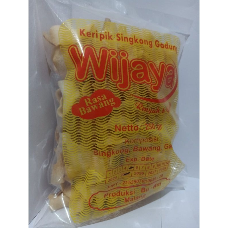 

Keripik Singkong Rasa Bawang Khas Malang 250 gram