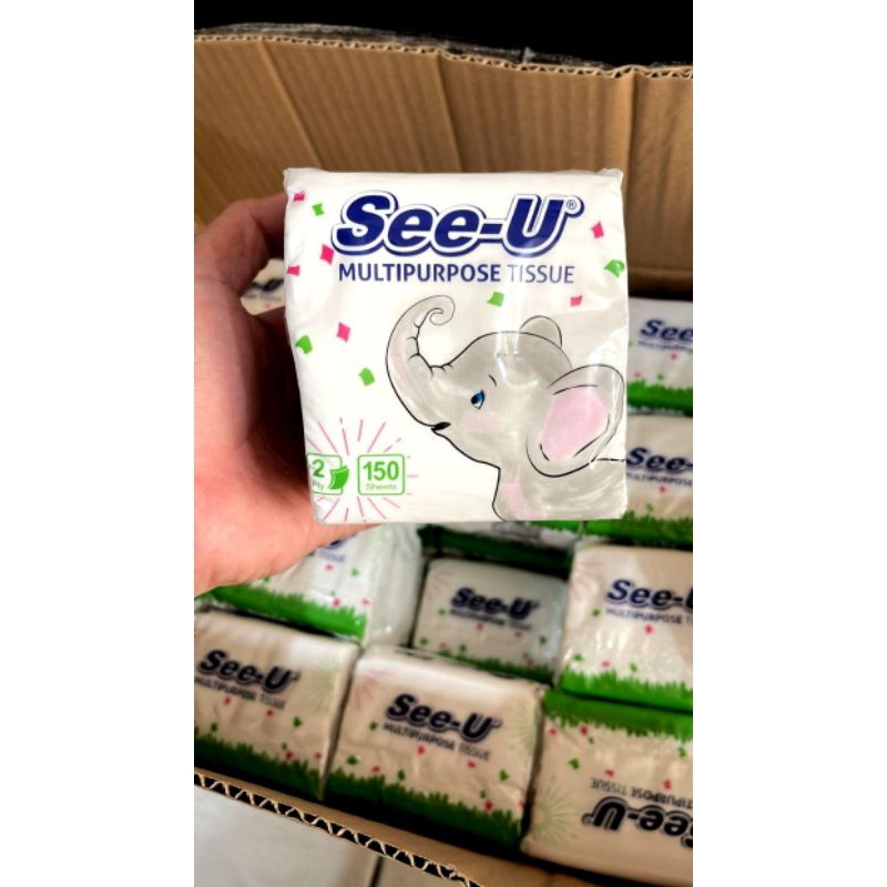 Tissue Tisu see u 150 sheets 2play tisu wajah