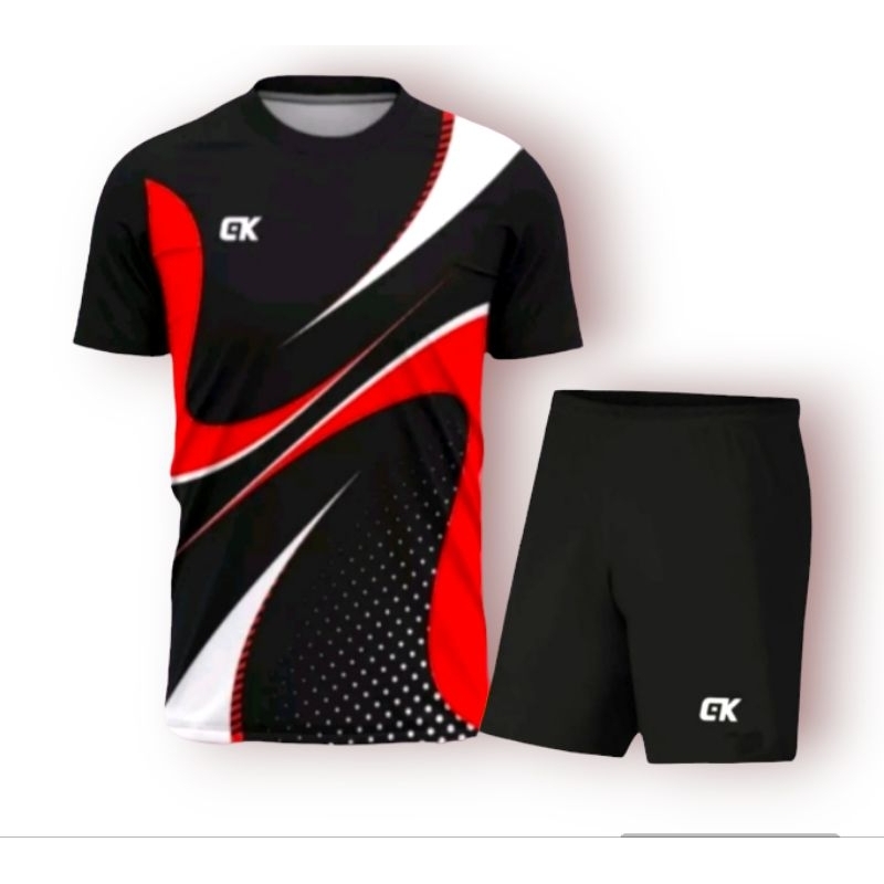 setelan olahraga/jersey badminton/baju badminton/kaos badminton pria